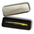 Penna Smart fortwo  STILOGRAFICA Colore giallo Con Astuccio Regalo in alluminio 3
