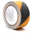 Nastro antiscivolo di sicurezza adesivo Giallo nero largo 5cm - per esterno - forte presa - METRI : 1