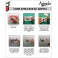 Orari di apertura adesivo SMALL bianco PERSONALIZZATO per vetrine negozi , uffici, bar, ecc 7