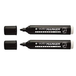 2 PEZZI - Marcatore Indelebile Tratto Marker Punta Tonda 2 2