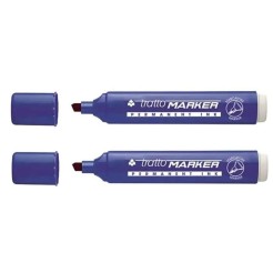 2 PEZZI - Marcatore Indelebile Tratto Marker Punta Scalpello 1 2