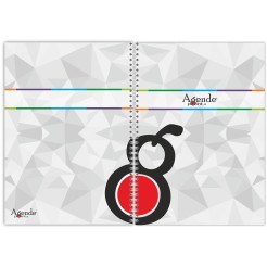 Rubrica SPIRALATA  A4 96 pagine 21x30 con alfabeto Scanalato 4 2