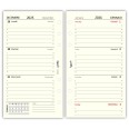 Ricambio agenda organizer settimanale 2026 9,5x17cm BI-LINGUA avorio 1