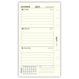 Ricambio agenda organizer settimanale 2026 9,5x17cm BI-LINGUA avorio 2