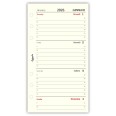 Ricambio agenda organizer settimanale 2026 9,5x17cm BI-LINGUA avorio 3