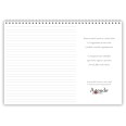Planning Settimanale 2026 Spiralato, A4 21x30cm, 55 Fogli, Orario con Righe Bianche e Grigie 6