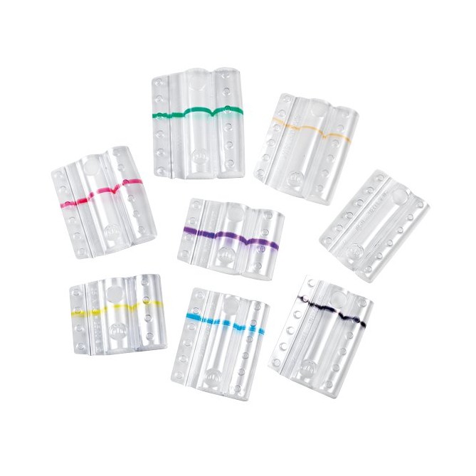 KIT80 - Blister Contenitori Per Monete Euro (80 Pezzi Assortiti) 10 Pezzi Per Taglio In Plastica Trasparente 2