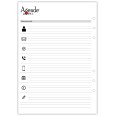Ricambio agenda organizer giornaliera 2026 15x21cm A5 6fori 1