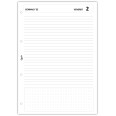 Ricambio agenda organizer giornaliera 2026 15x21cm A5 6fori 5