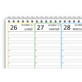Planning settimanale COLORS spiralato 21x30cm A4 orario 55fogli 10