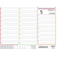 Planning settimanale spiralato INGLESE 21x30cm A4 orario 55fogli 7