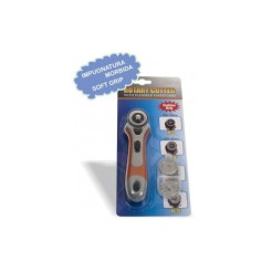 Cutter lama rotante 3 tipi di tagli - impugnatura gommata 3 2