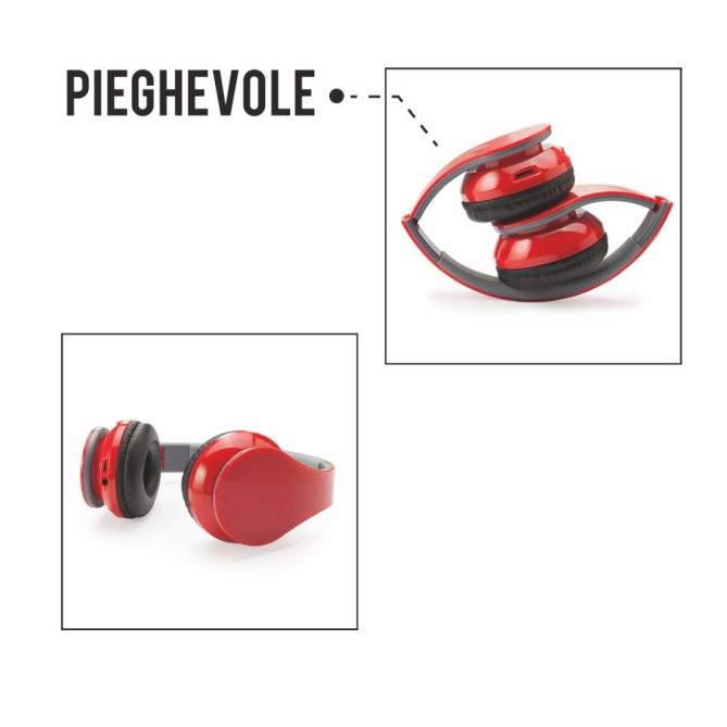 Cuffie Wireless Bluetooth 5.0 pieghevoli - con vivavoce e radio FM 4