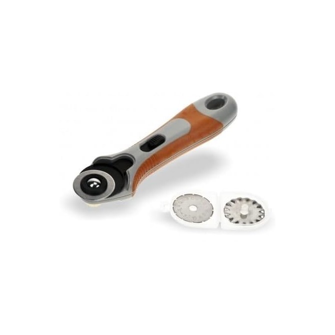 Cutter lama rotante 3 tipi di tagli - impugnatura gommata 3