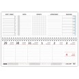 Planning settimanale 2026 INGLESE spiralato 10x30cm 2