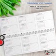 Planning settimanale 2026 spiralato 10x30cm festivi evidenziati 4
