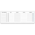 Planning settimanale 2026 spiralato 10x30cm festivi evidenziati 6