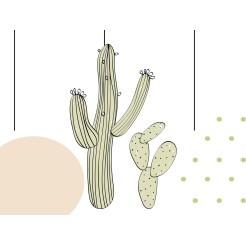Planning settimanale perpetuo spiralato 21x30cm A4 55fogli CACTUS 3 2