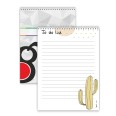 2pz Blocco Notes Per Appunti CACTUS A5 15x21cm 60 Fogli Spiralato 2