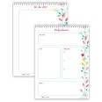 Set 2 Blocco Notes Per Appunti FIORI A5 15x21cm 60 Fogli Spiralato 1