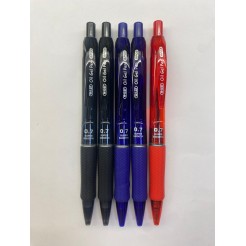 Penna Oil Gel Pen a scatto - punta 0.7 - 5 pezzi 1