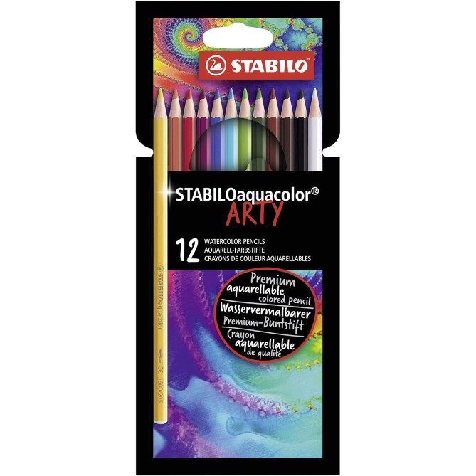 Matite colorate acquarellabili - Aquacolor ARTY  - Colori assortiti 1