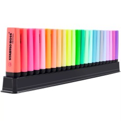 Evidenziatore BOSS ORIGINAL - 23 Colori Assortiti - 9 Pastel + 14 Neon 3