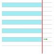 Ricambi Didattici Facilitati per Dislessia e Disgrafia, 1 RIGO, A4 con 4 Fori, 40 Fogli da 100gr RINFORZATI, 4a e 5a El 3