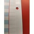 Ricambi Didattici Facilitati per Dislessia e Disgrafia, 4 MM, A4 con 4 Fori, 40 Fogli da 100gr RINFORZATI, 4a e 5a El 5