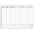 Planning Settimanale A3 30x42 cm, Spiralato, Orario per Colonna, Copertina Morbida, 2026 4
