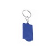 Porta Chiavi Gettone In Plastica Blu 3x5,5cm - 2 Pezzi 1