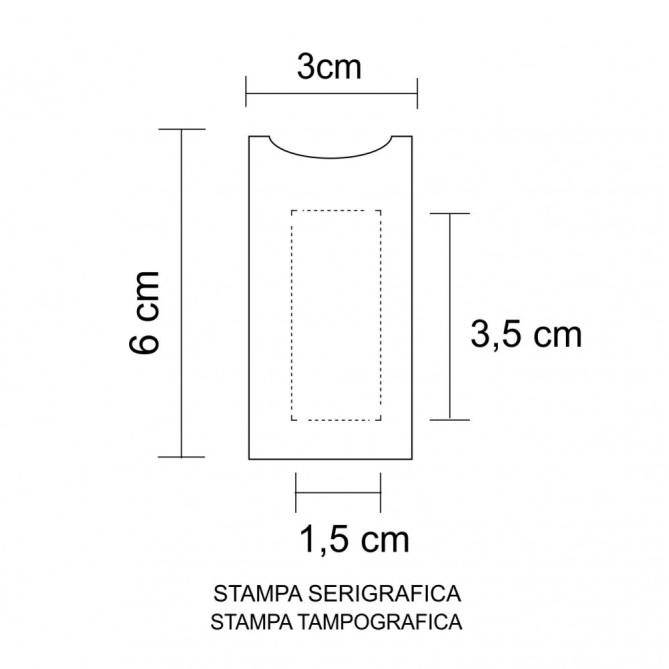 Porta Chiavi Gettone In Plastica Blu 3x5,5cm - 2 Pezzi 2