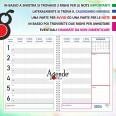 Agenda settimanale 2026 spiralata plastificata Prenotazioni Hotel B&B 21x30cm A4 6