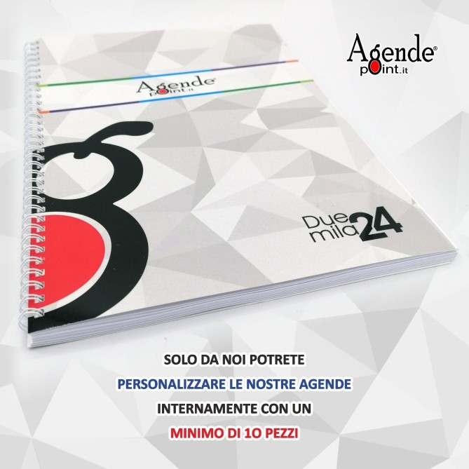 Agenda settimanale 2026 spiralata plastificata Prenotazioni Hotel B&B 21x30cm A4 8