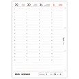 Ricambio agenda organizer settimanale 2026 21x30cm A4 90gr 4fori bianco 4