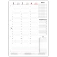 Ricambio agenda organizer settimanale 2026 21x30cm A4 90gr 4fori bianco 5
