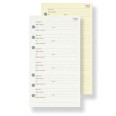 Ricambio agenda organizer appuntamenti 7x12cm 50fogli bianco 1
