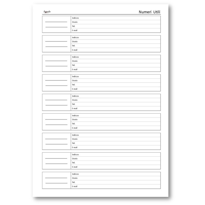Ricambio Giornaliero 2026 A4 21x30 cm ESSENTIAL , 4 Fori, 80gr, Griglia Puntinata, Senza Orari, Festivi Neutri 2