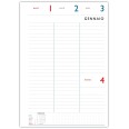 Agenda settimanale 2026 LIFE spiralata plastificata 21x30cm A4 4