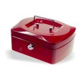 Cassetta portavalori con chiave - vassoio interno - Rosso 200x160x90 mm 2
