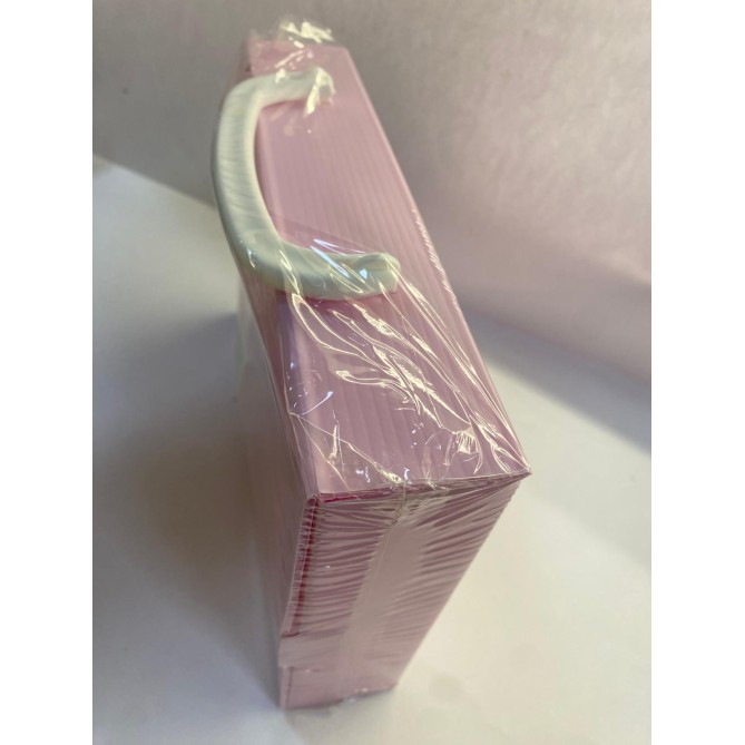 Valigetta Polionda Colorata ROSA - Dorso 4,5 Con Manico - 23x16 cm 1