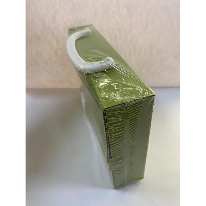 Valigetta Polionda Colorata VERDE MILITARE - Dorso 4,5 Con Manico - 23x16 cm 1