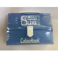 Valigetta Polionda Colorata AZZURRA - Dorso 4,5 Con Manico - 23x16 cm 2