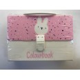 Valigetta Polionda Colorata Rosa con coniglio - Dorso 4,5 Con Manico - 23x16 cm 2