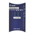 Kit 3 Cartucce Roller Hi Tecpoint Per Pilot Riccaricabile V5/v7 Blu 1