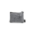 Set Borsa In Feltro Riciclato con Beauty e Borsellino - GRIGIO 1