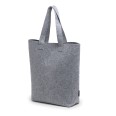 Set Borsa In Feltro Riciclato con Beauty e Borsellino - GRIGIO 3
