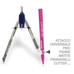 Anello Universale per Compasso 4mm con Vite per Penne e Matite 1 2