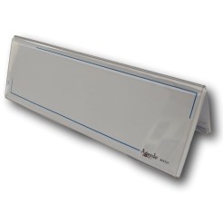 Portanome Da Tavolo Bifacciale In Plexiglass 24x9cm Segnaposto 1