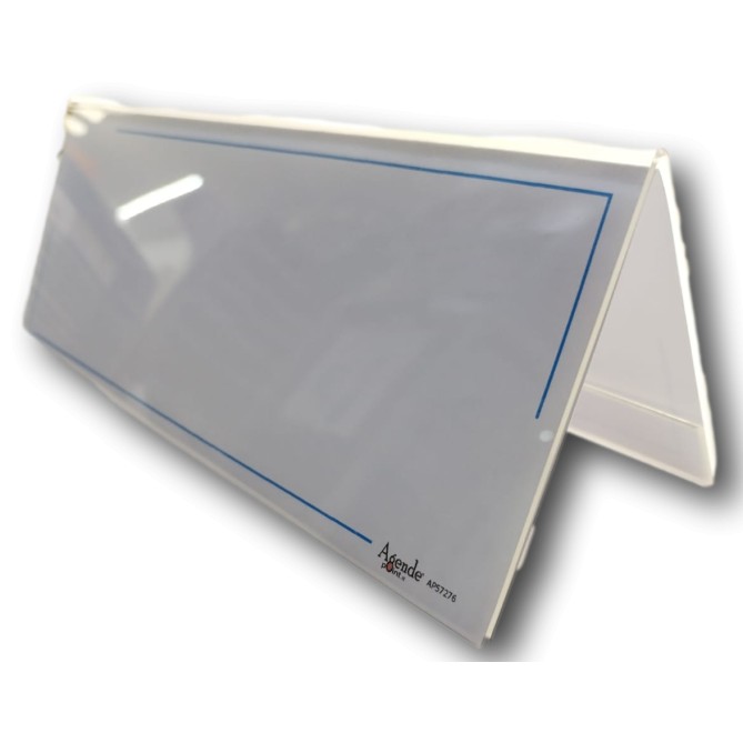 Portanome Da Tavolo Bifacciale In Plexiglass 19x6cm Segnaposto 2